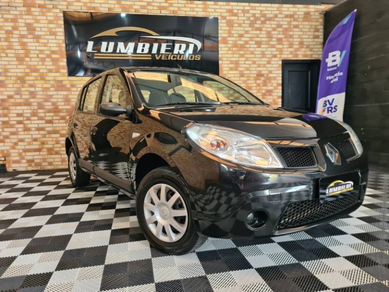 RENAULT - SANDERO - 2009/2009 - Preta - R$ 24.500,00
